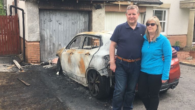 Family’s terror as house and car petrol bombed as they slept