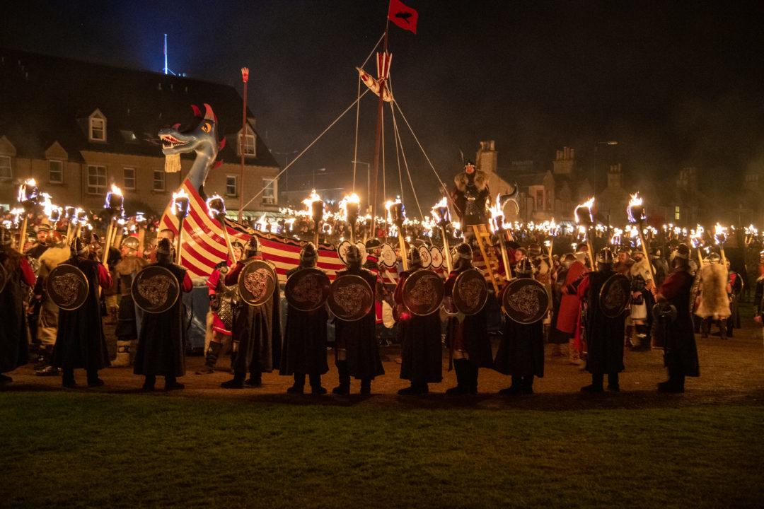 In pictures: Up Helly Aa fire festival lights up Shetland