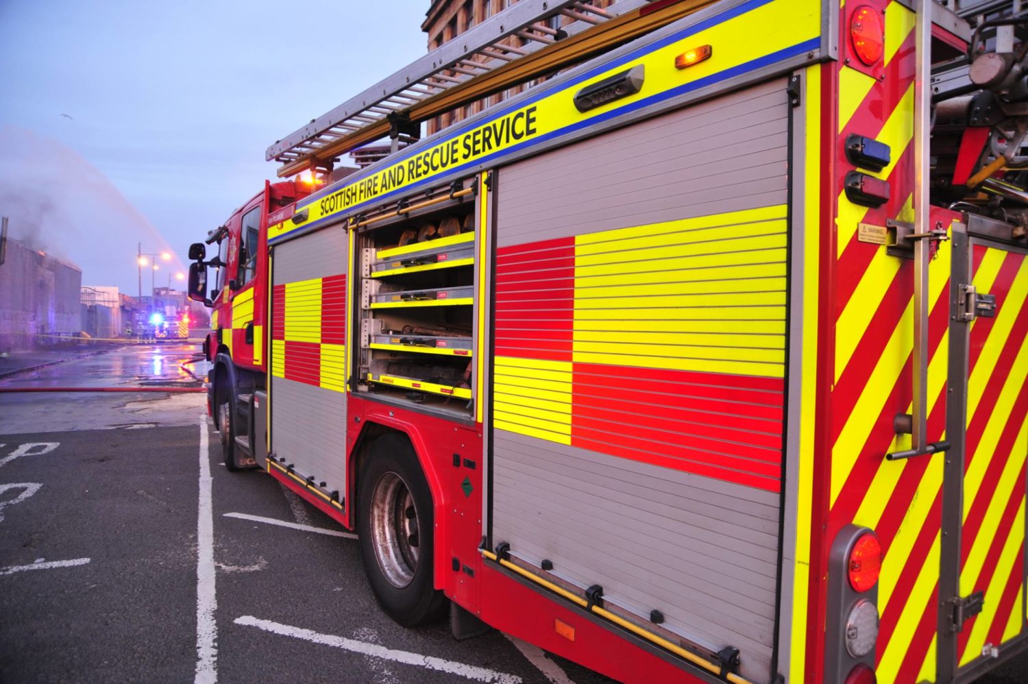 Fire service tackle blaze which broke out on sixth floor of Haymarket Hub hotel in Edinburgh