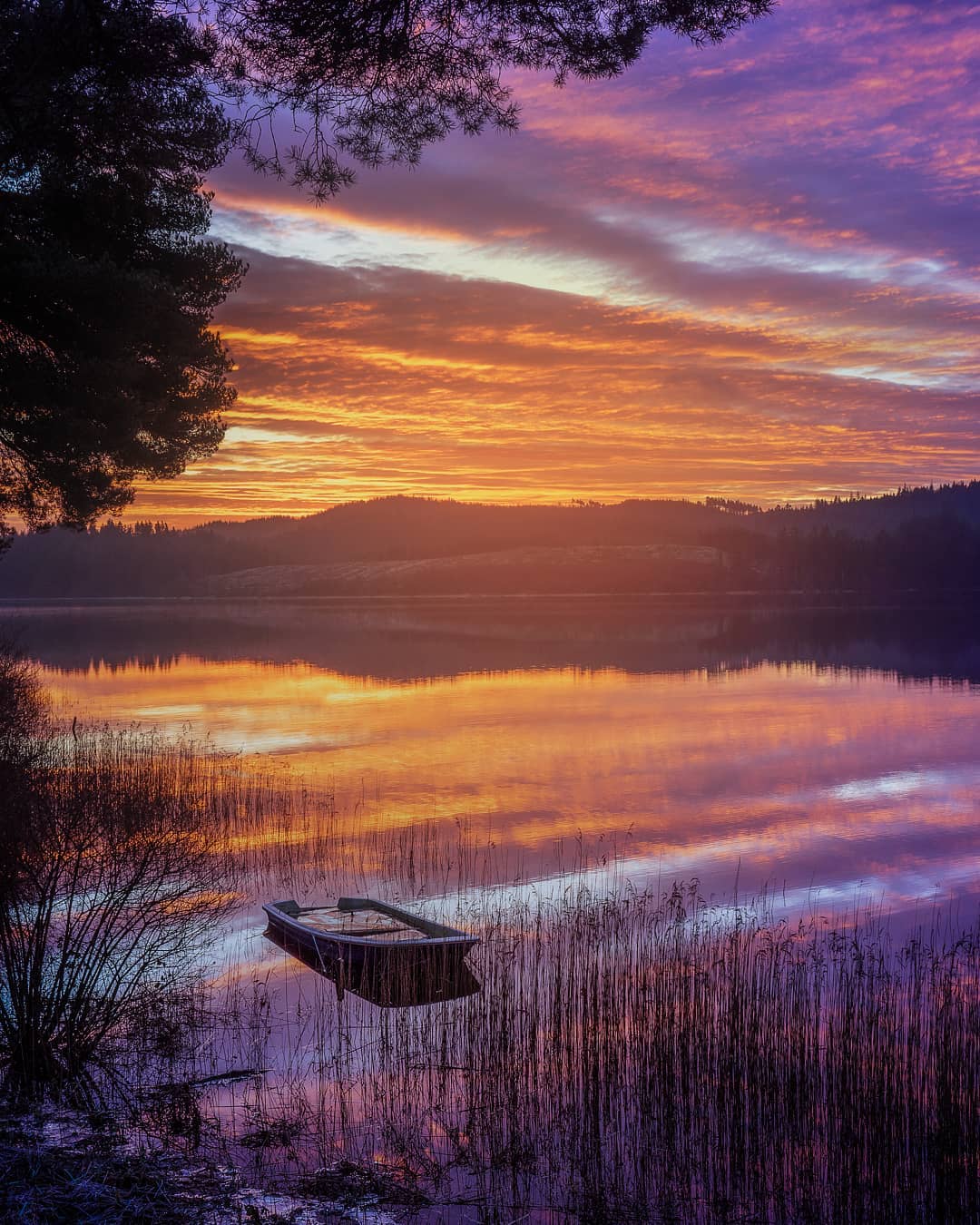 Sunrise at Loch Ard by Mark Callander.