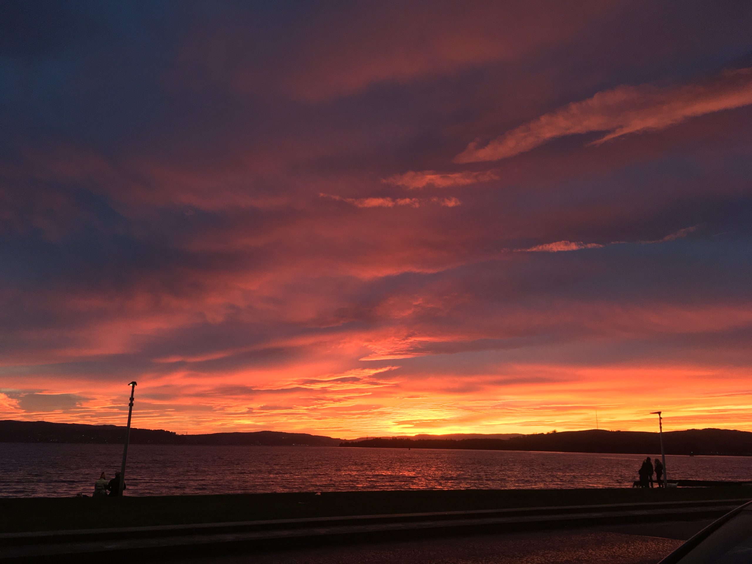 Sunset in Helensburgh by Andrew Turnbull.
