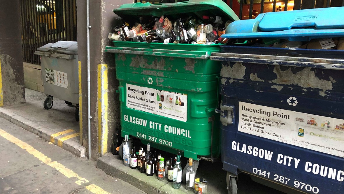 Rubbish: GMB Scotland said workers deserve better.