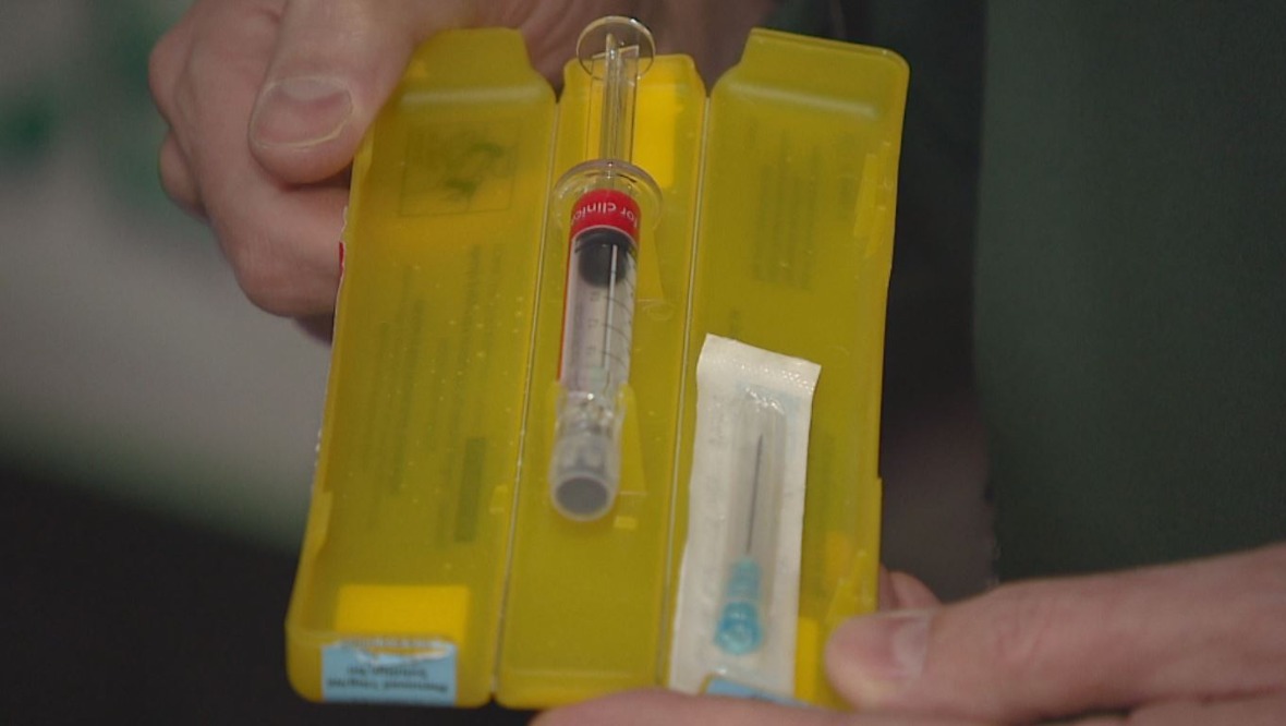 Naloxone: The kits will help to save lives.