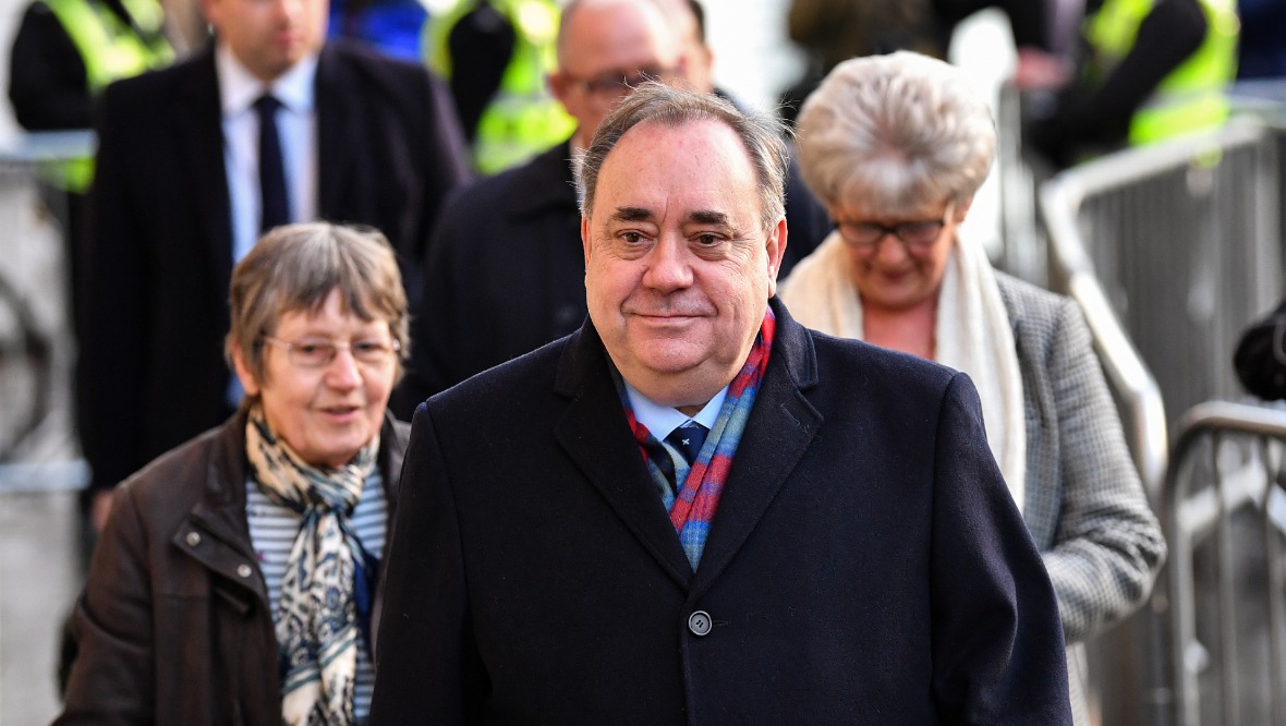 Alex Salmond appears in court on sexual assault charges
