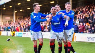 Man charged after drink thrown at Rangers’ Alfredo Morelos