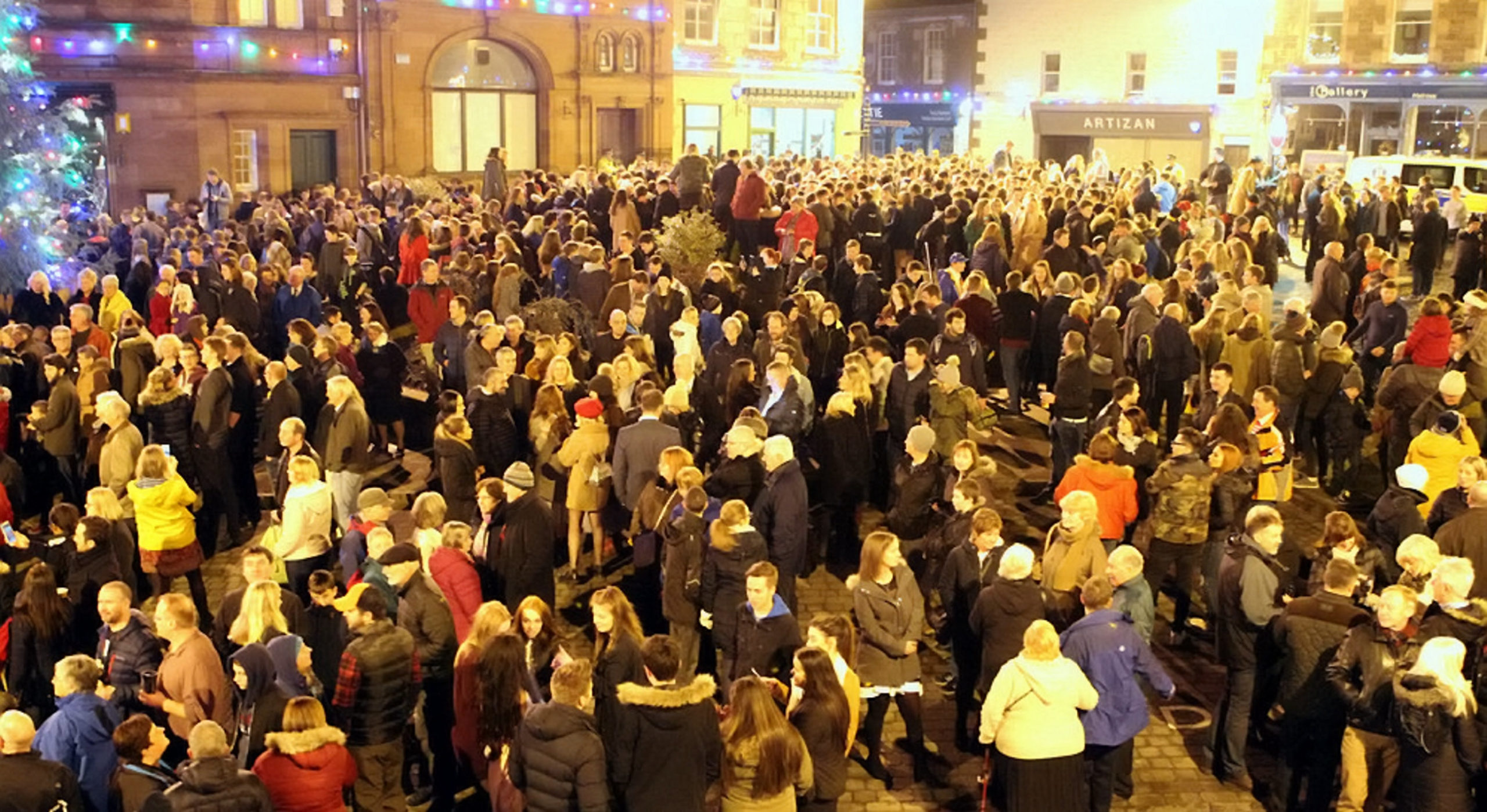 Hogmanay: The town has not hosted an official fireworks bash since 2017.