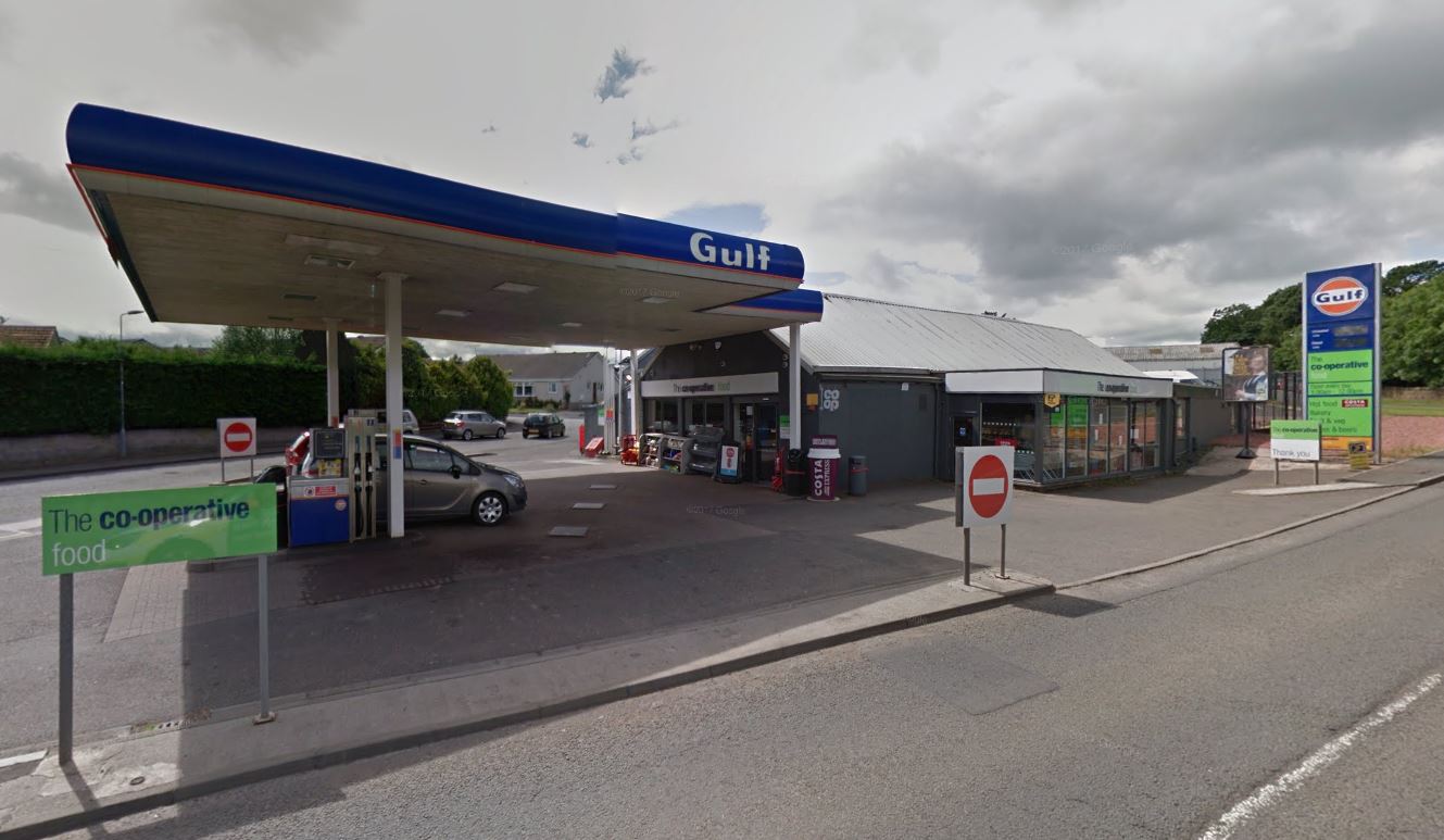 Co-op: The petrol station shop was targeted last year.