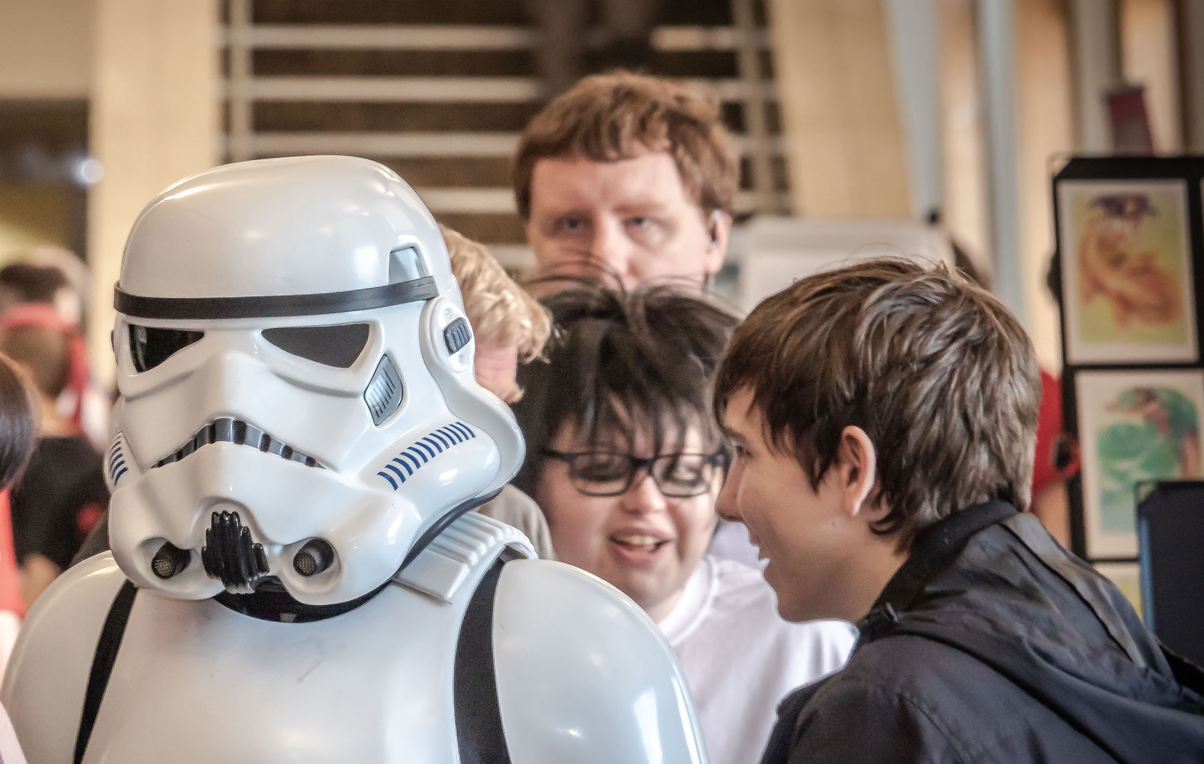 Stormtrooper: There will be talks, workshops and merchandise up for sale.