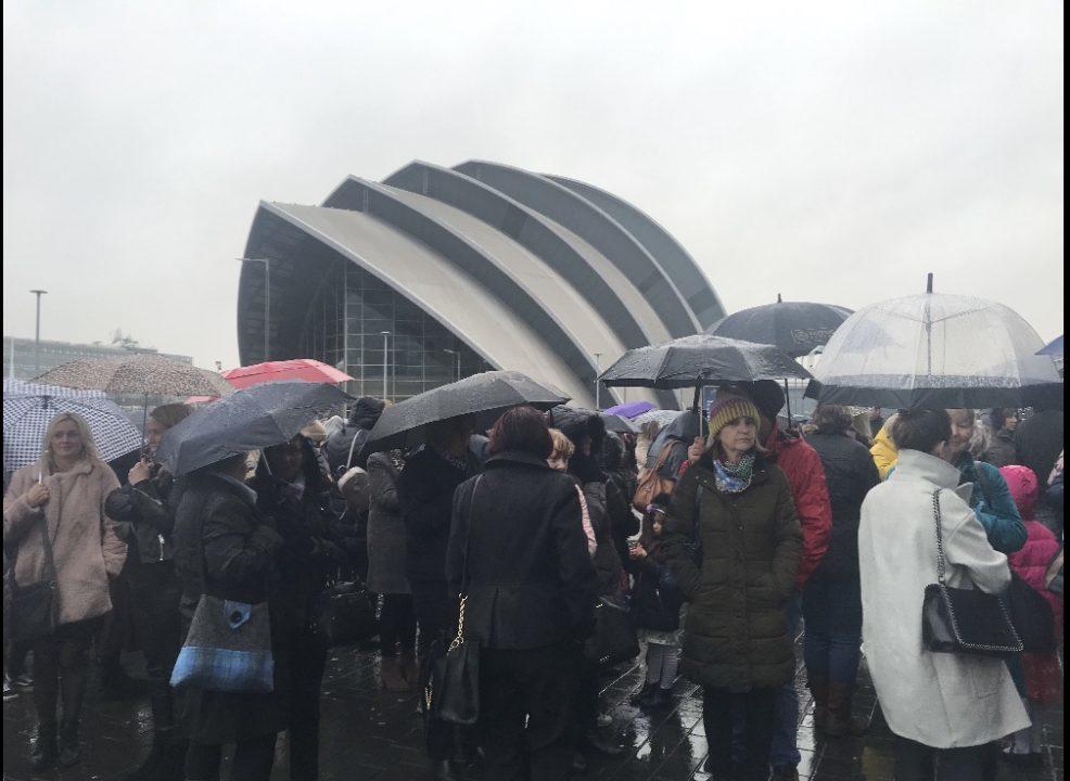 Strictly fans left standing in rain as live show cancelled