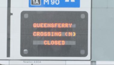 Falling ice forces first Queensferry Crossing closure