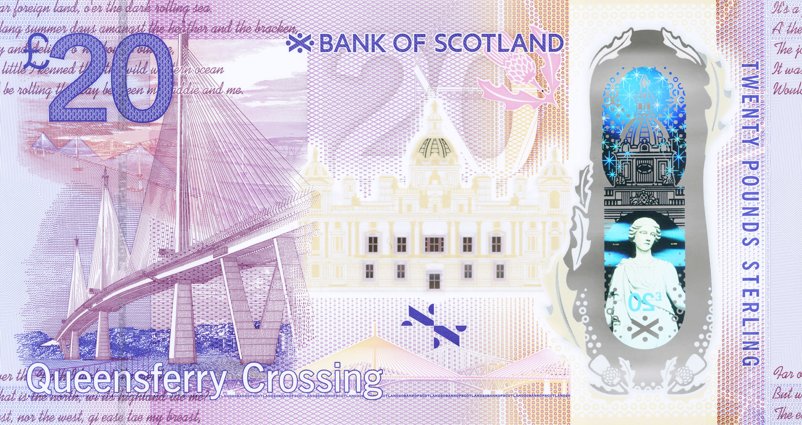 Queensferry Crossing: The bridge appeared on a limited number of notes.