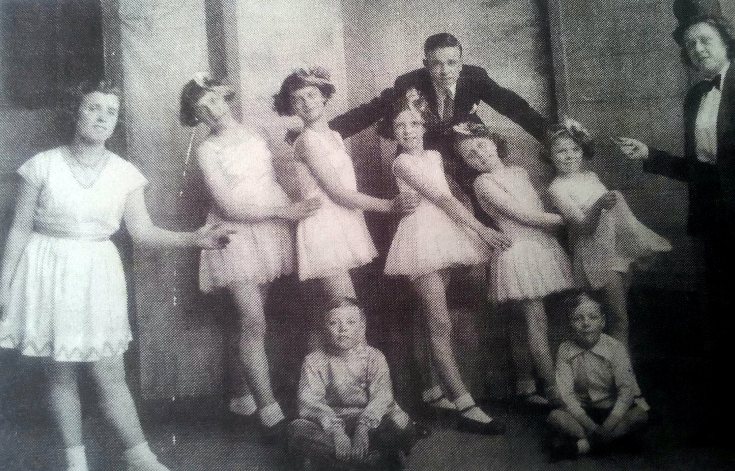 Letitia 'Letty' Lancaster (L) as a youngster.  