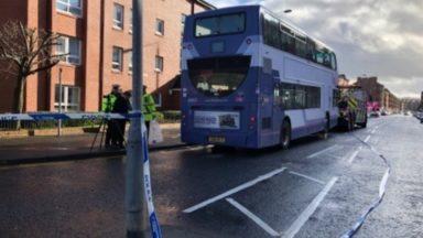 Man dies after being struck by double decker bus