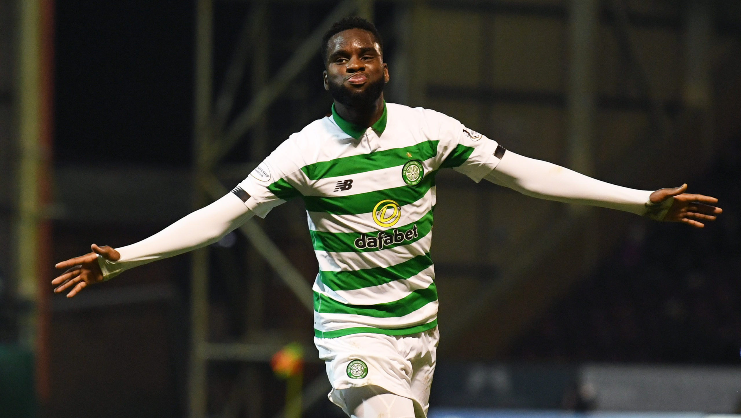 Edouard scored winner in dramatic derby clash. (Photo by Craig Foy / SNS Group)