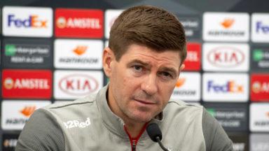 Gerrard details Rangers pitch concerns ahead of Braga tie