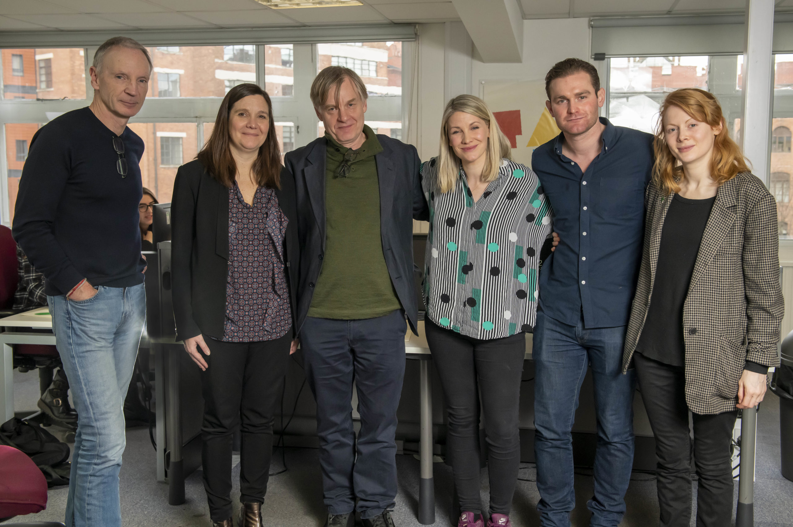 Experience: David Tait, Eve Gabereau (Modern Films managing director), film director Julian Jarrold, Childline supervisor Alana Hood, actors Mark Stanley and Emily Beecham.