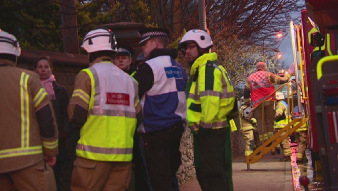 Edinburgh: The school was evacuated safely.