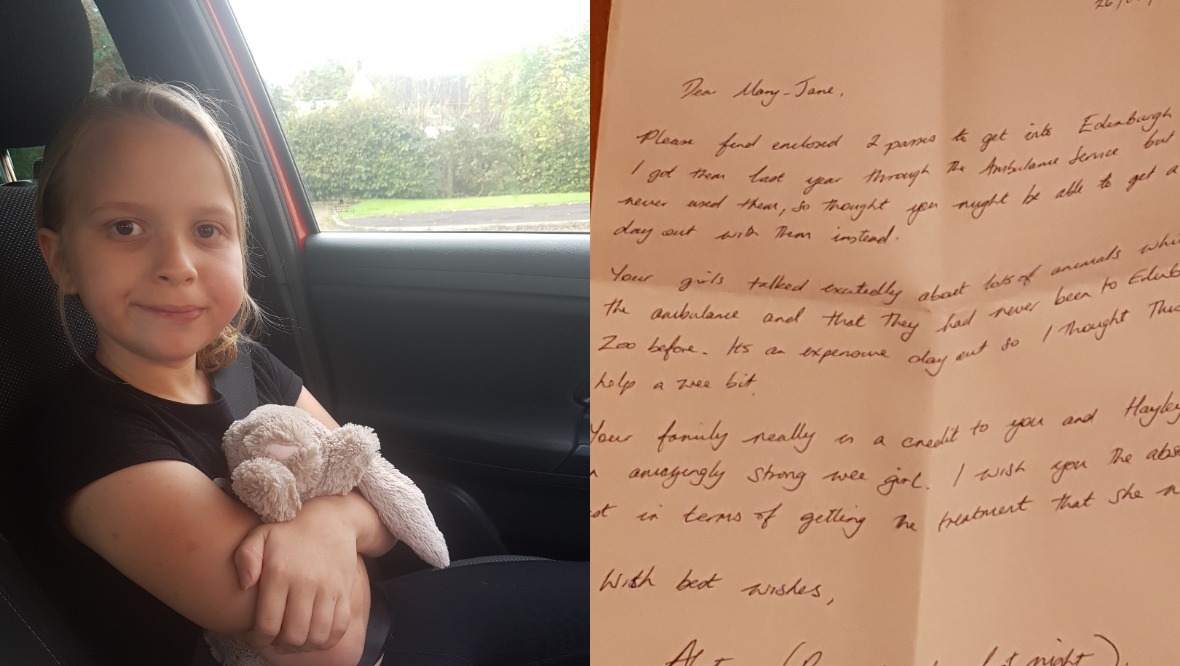 Paramedic’s kind gesture to girl, 10, who needed ambulance