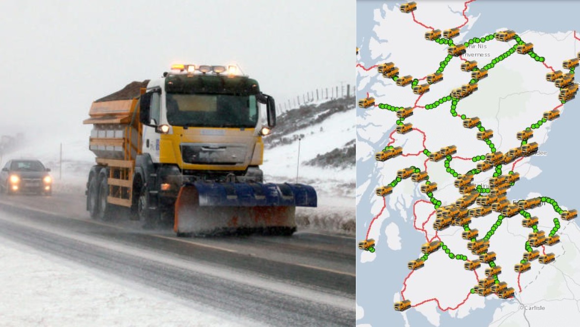 Grits ‘n’ Pieces: Keeping track of Scotland’s gritters