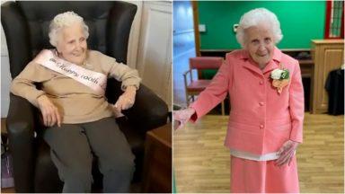 When You’re Smiling: Great-gran celebrates 100th in style