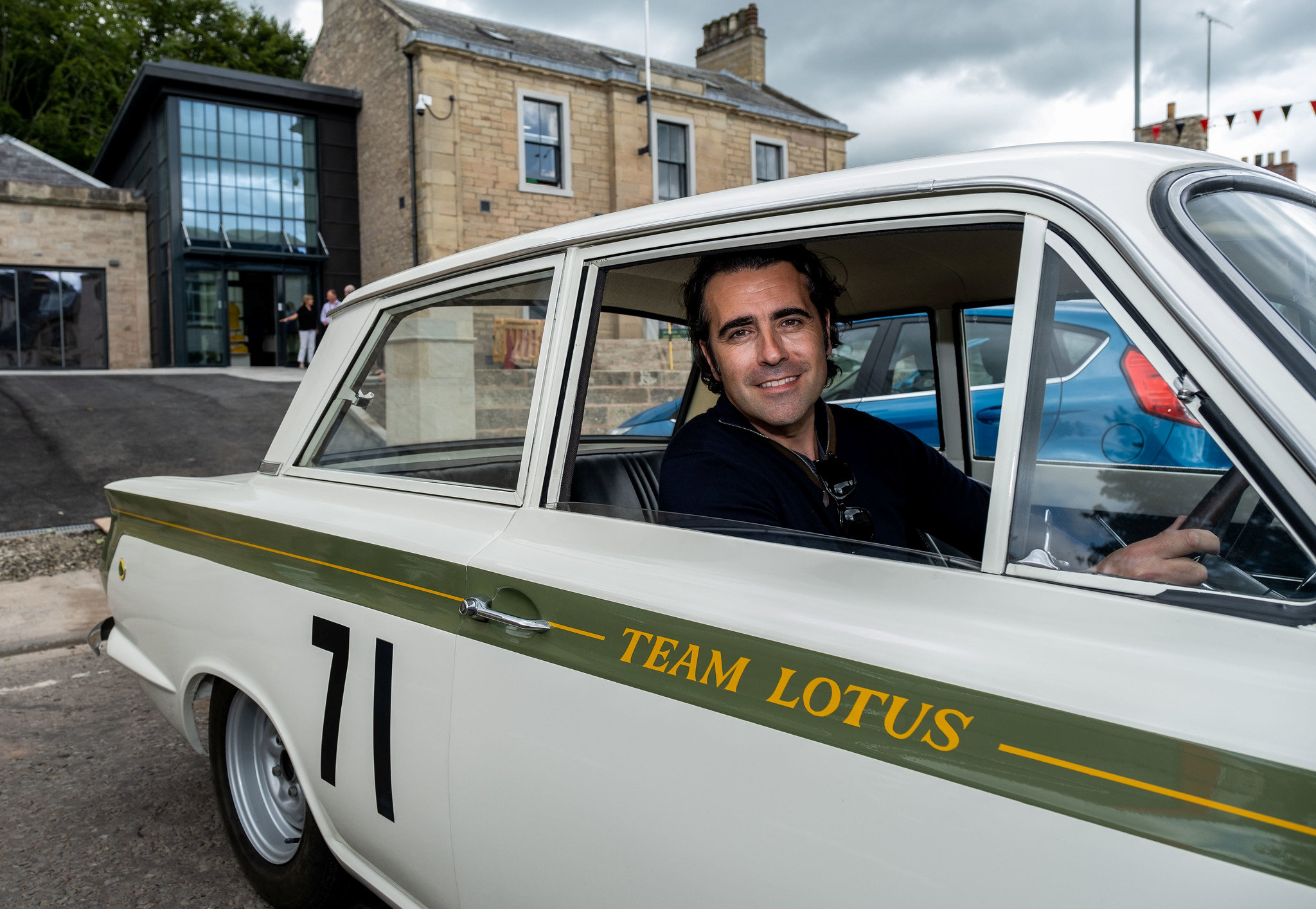 Jim Clark Trail: Scottish racing driver Dario Franchitti.