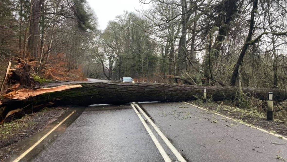 High winds as Storm Dennis sweeps parts of the country