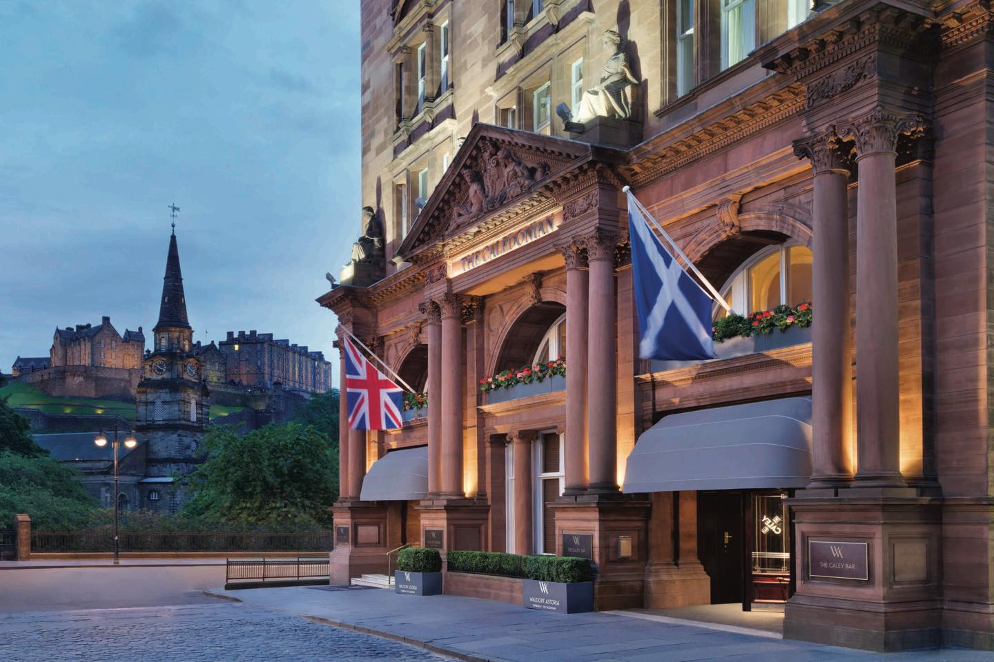 Luxury: The hotel has closed its doors. <strong>Waldorf Astoria Edinburgh – The Caledonian</strong>” /><span class=