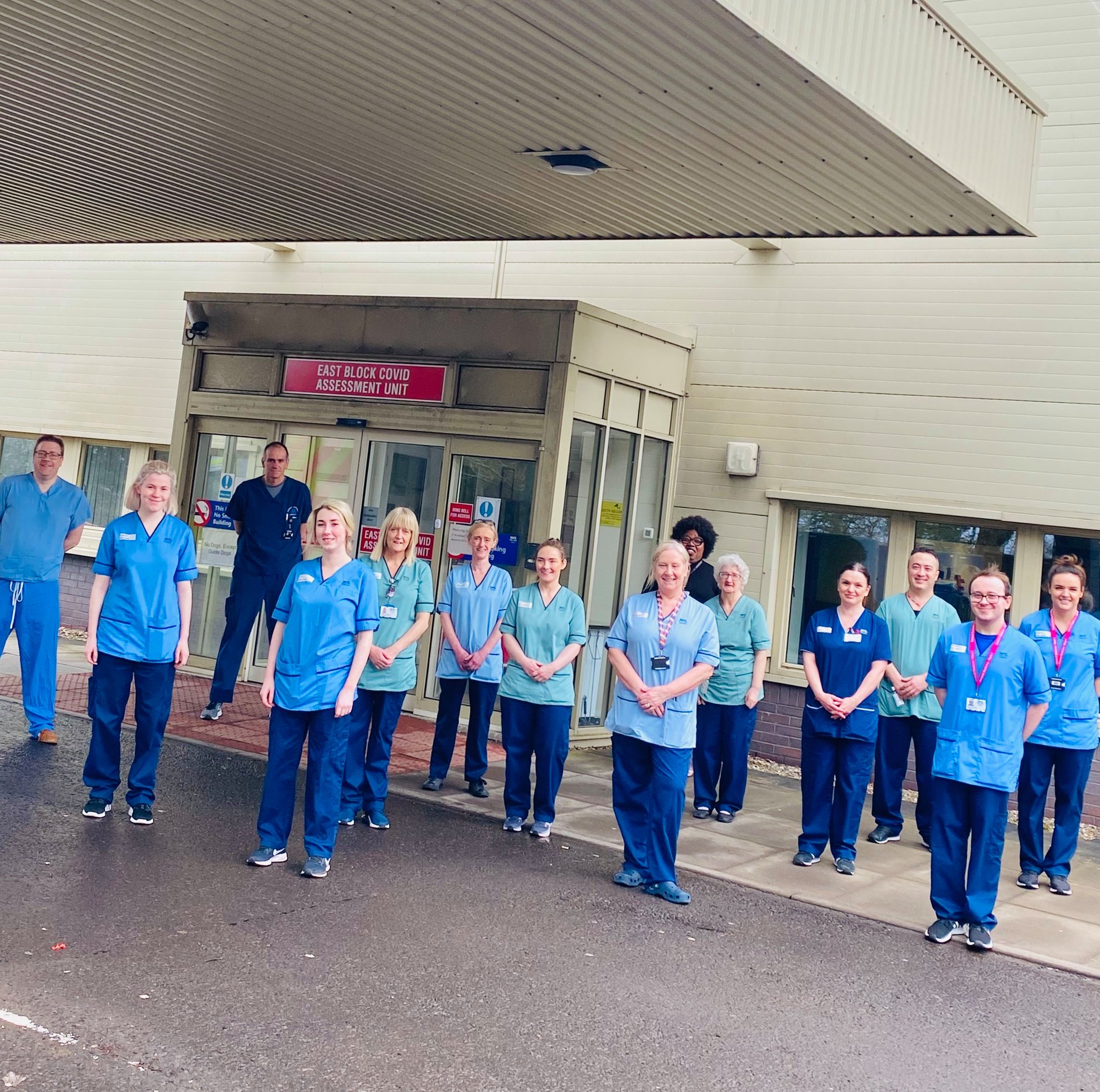 Top team: The staff at Ninewells Hospital.