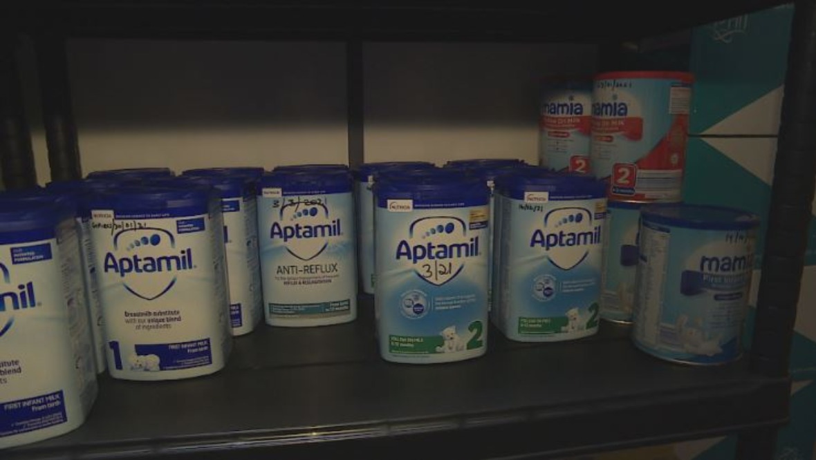 Stocks: Supermarket shelves are running low of baby milk formula.