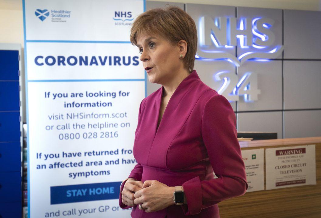 Nicola Sturgeon: ‘We will get through coronavirus’