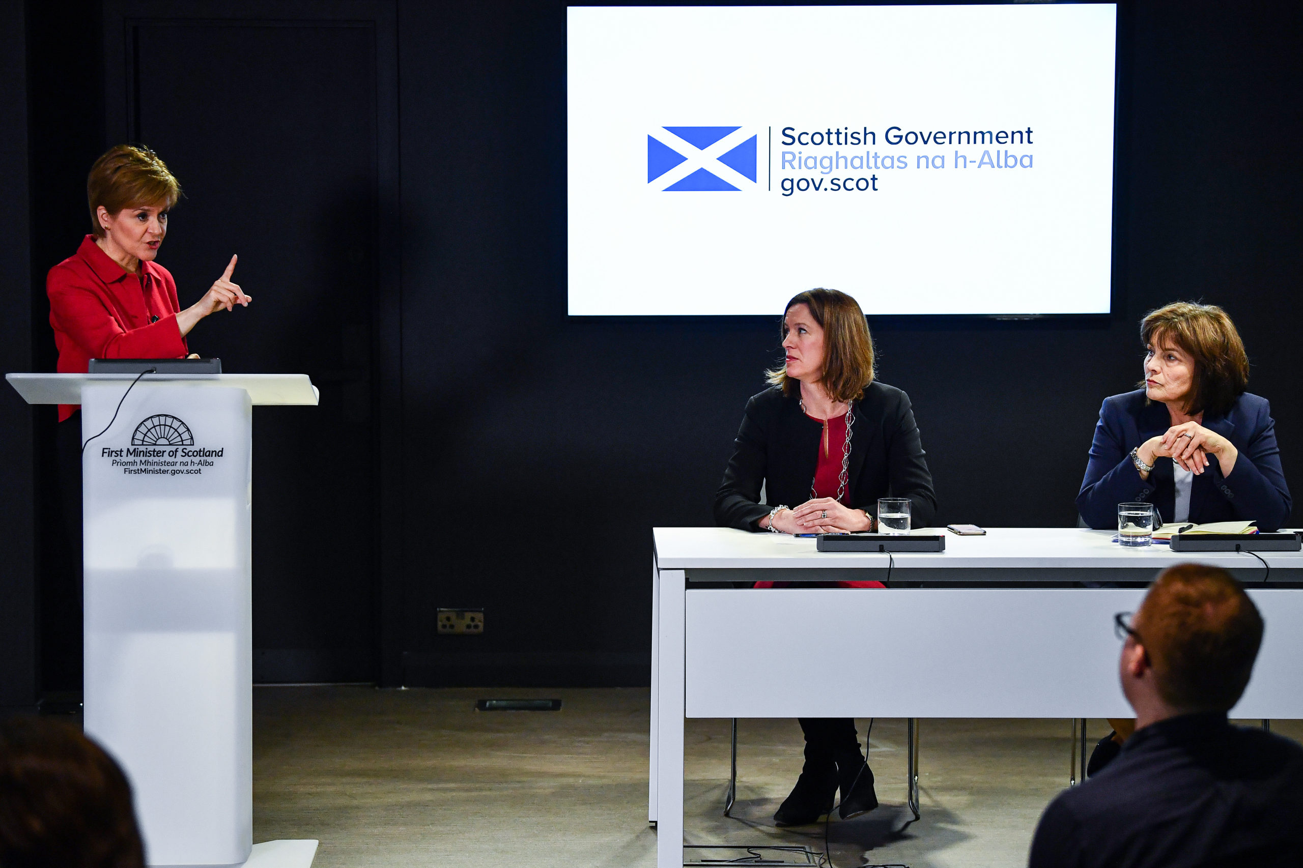 On Monday Sturgeon warned Scotland is expecting a 'significant outbreak'. Getty Images