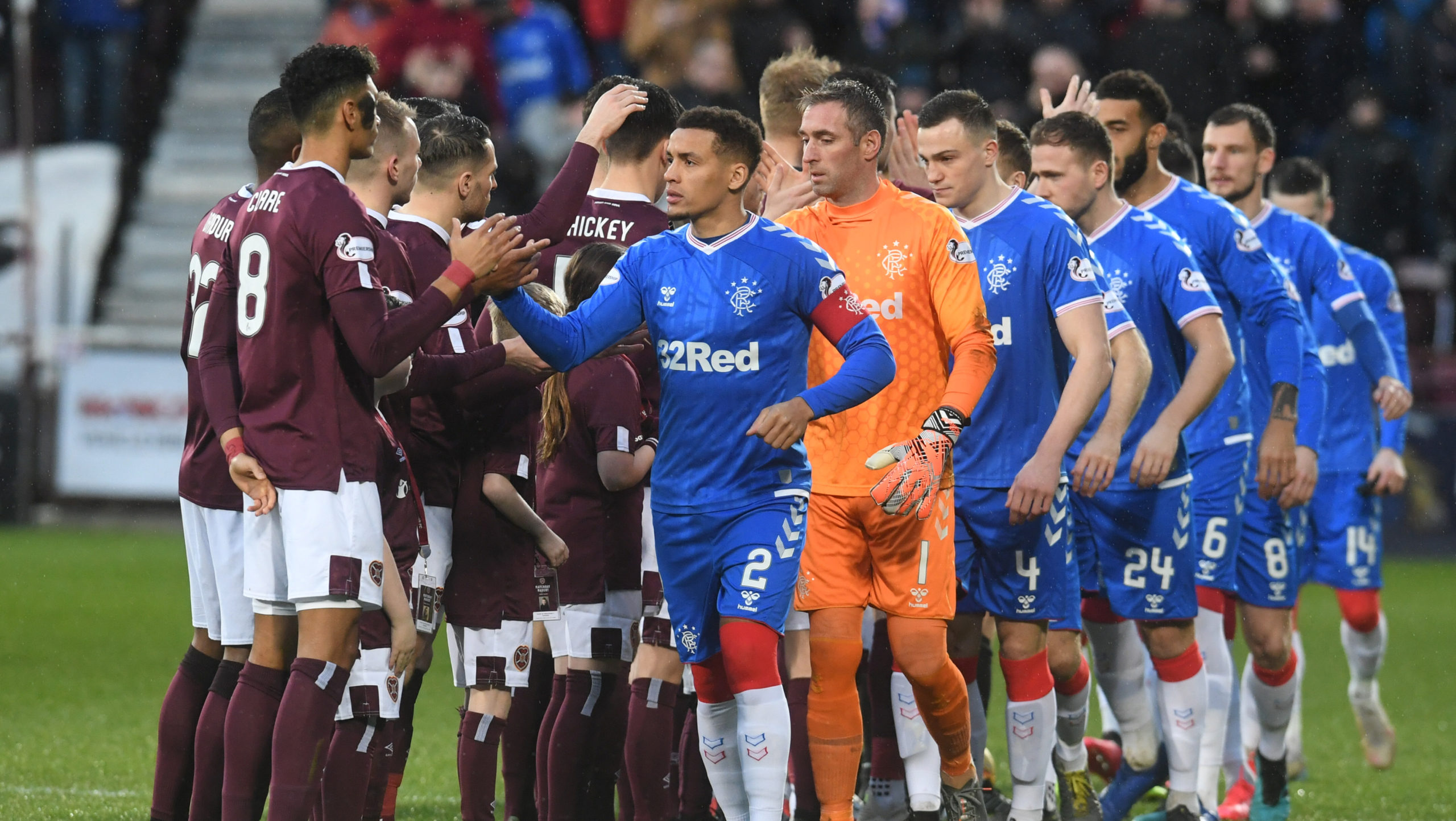 Hearts ousted Rangers at Tynecastle in the quarter-finals.