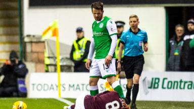 Hibs accept ban for McNulty over ‘stamping’ charge