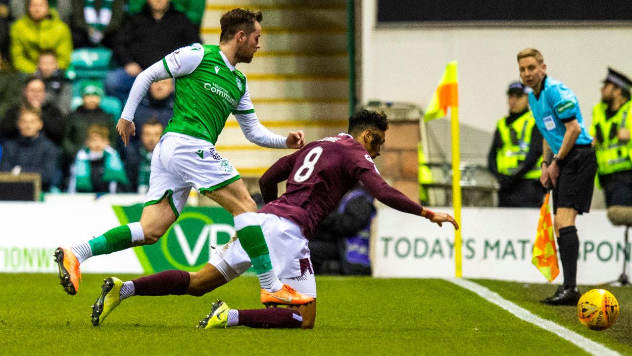 Marc McNulty charged over ‘stamp’ in Edinburgh derby