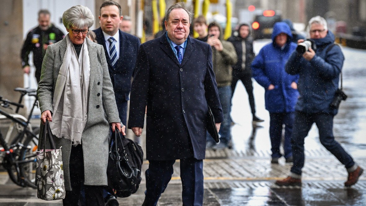 Woman says Alex Salmond grabbed her buttocks during photo