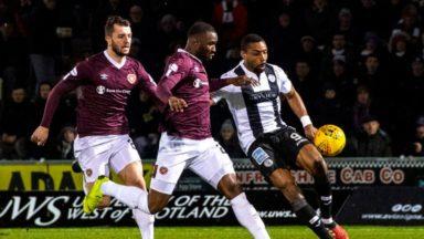 Hearts four points adrift at bottom after St Mirren defeat