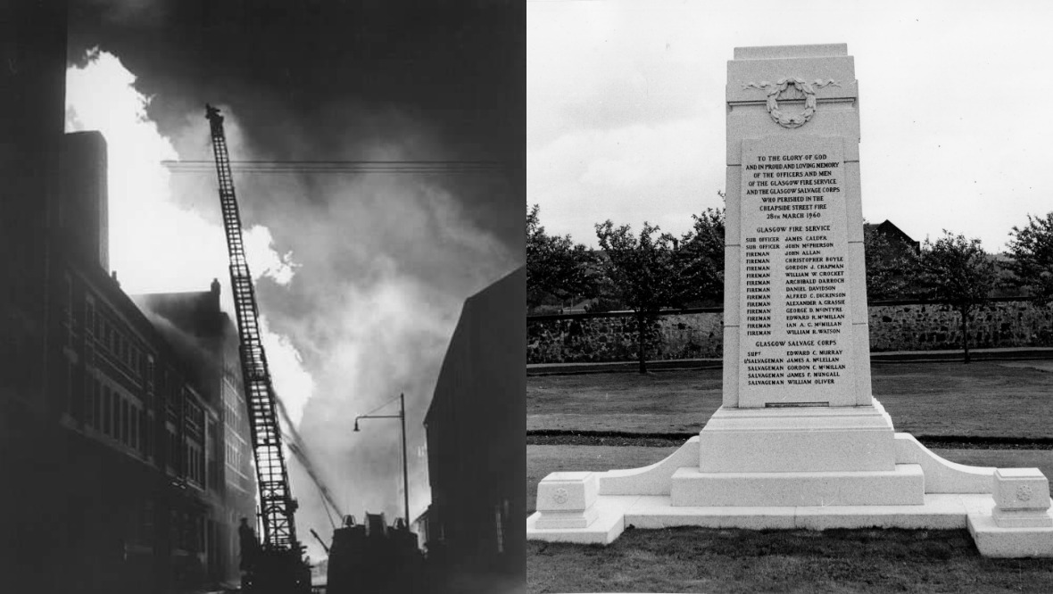Tribute to men killed in Cheapside Street fire 60 years ago