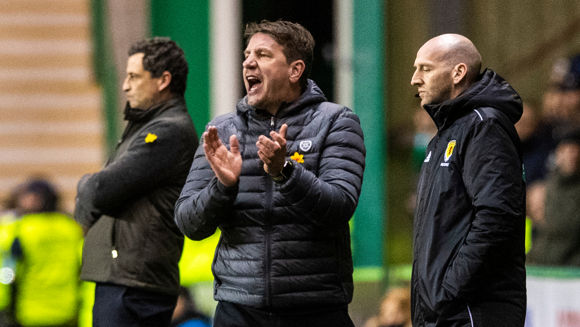 Hearts Manager Daniel Stendel tasted derby victory in ill-fated season. (SNS Group)