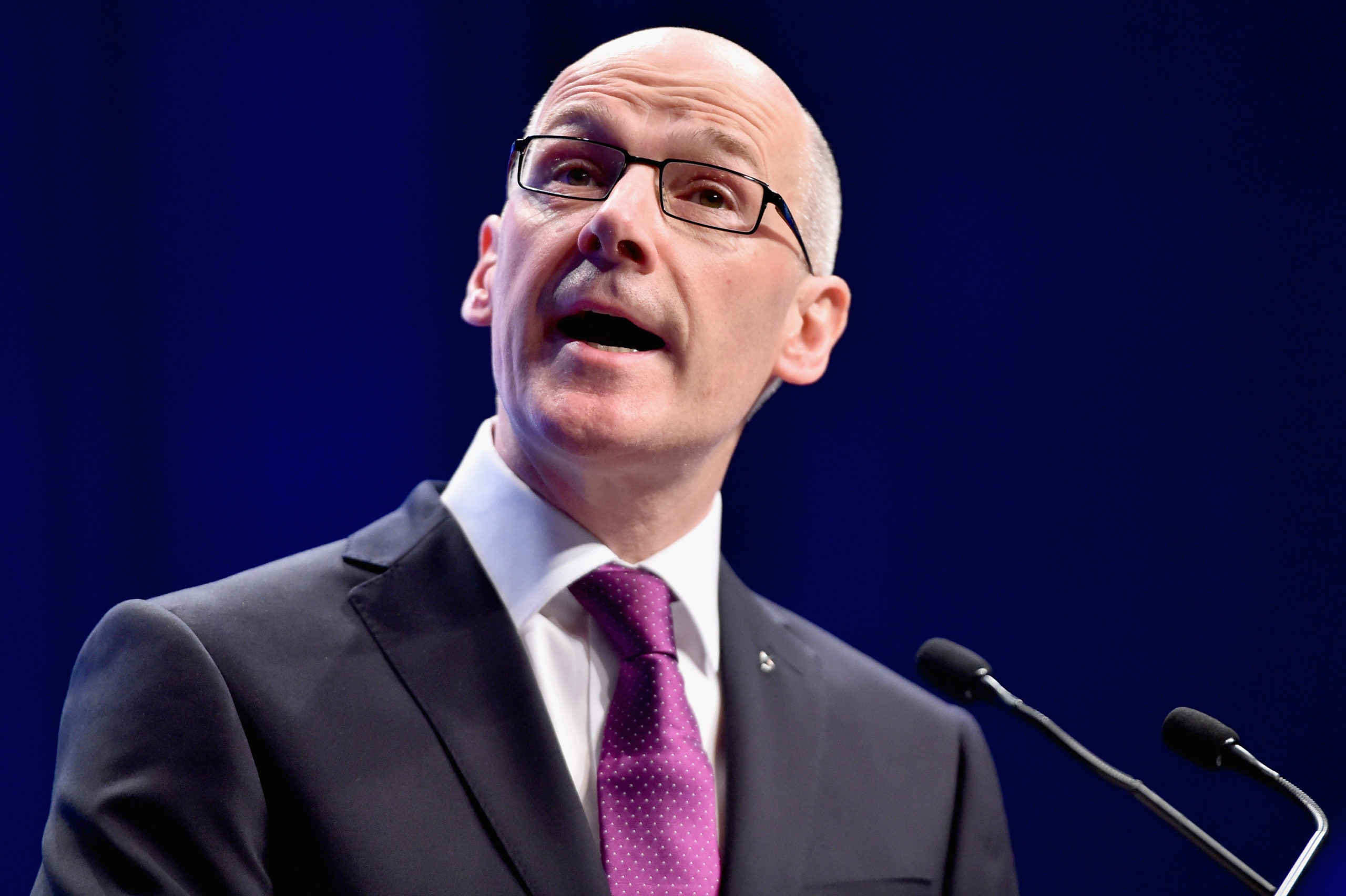 John Swinney will set out series of steps on Tuesday. Getty Images