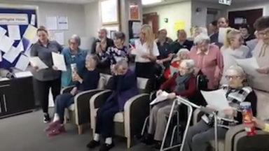 ‘We’re gonna beat the virus’: Care home sings Covid-19 song