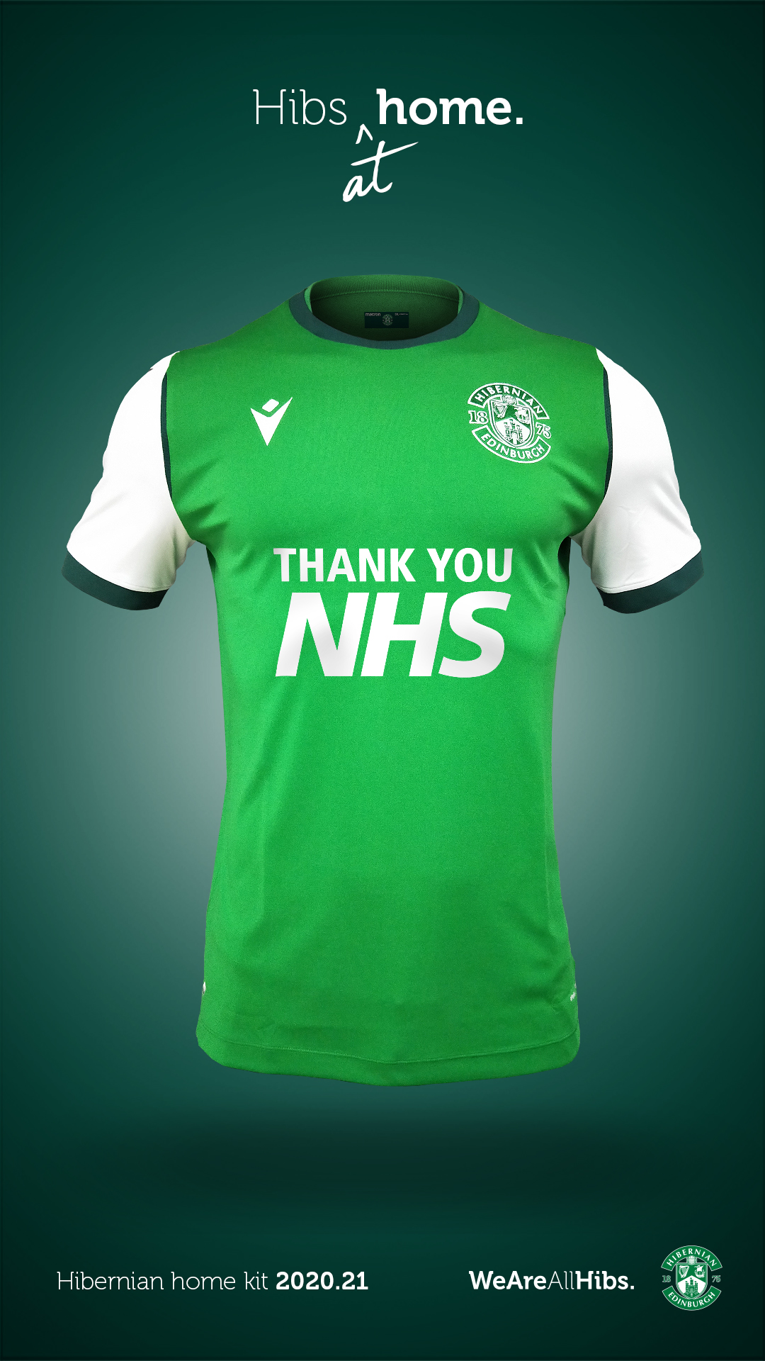 Mock-up: How Hibs' shirt could look next season.