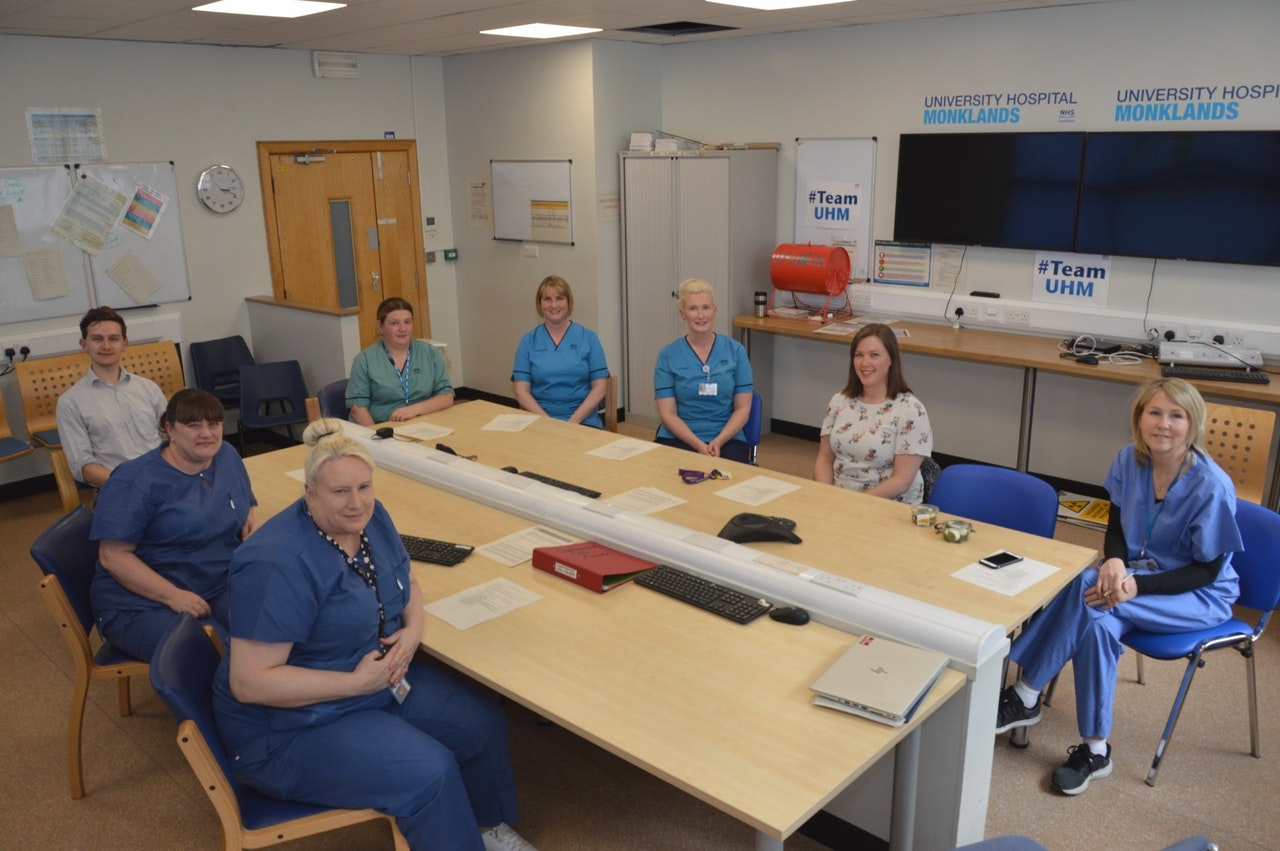 Key workers: Staff at University Hospital Monklands.