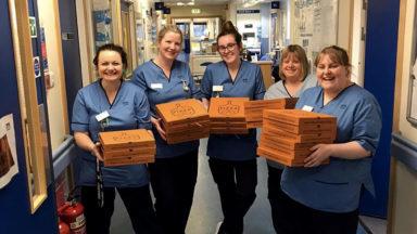 Scots donate pizza to NHS staff battling Covid-19 pandemic