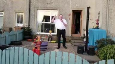 Man stuns neighbours with Meat Loaf hit during garden gig