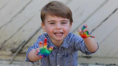 Prince Louis’ rainbow tribute features in birthday pictures