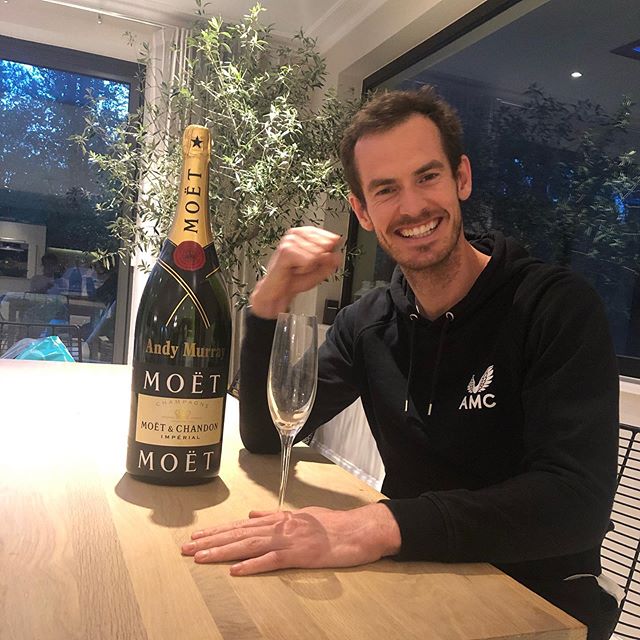 Murray celebrating his victory
