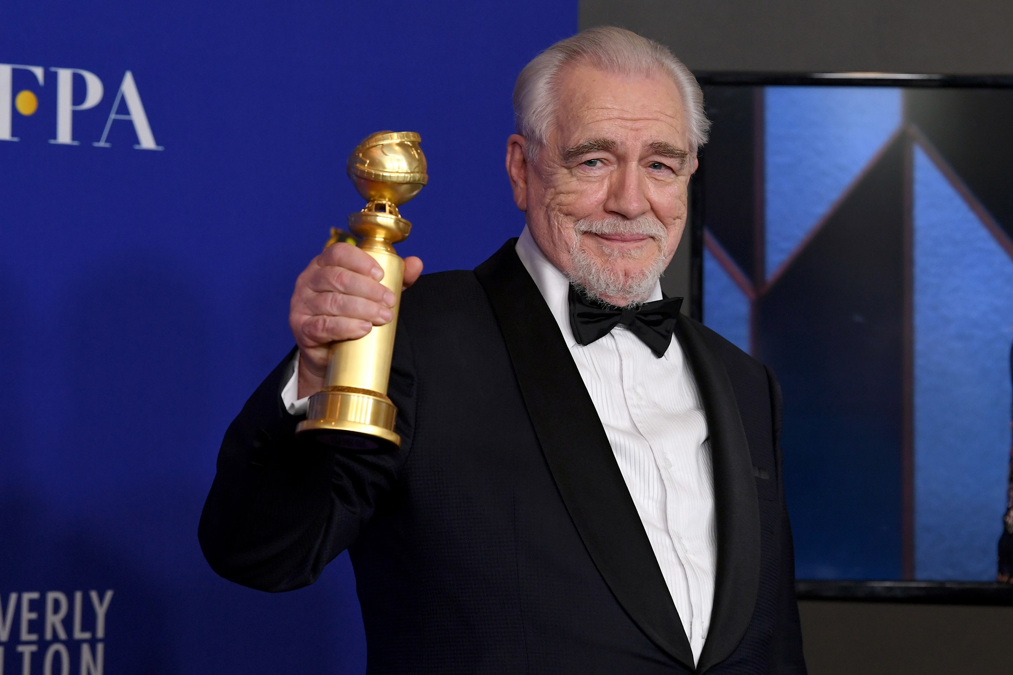 Cox won a Golden Globe earlier this year for his performance in HBO's <em>Succession.</em>” /><span class=