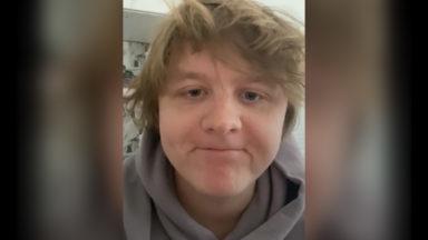 Lewis Capaldi sends surprise message of support to nurses