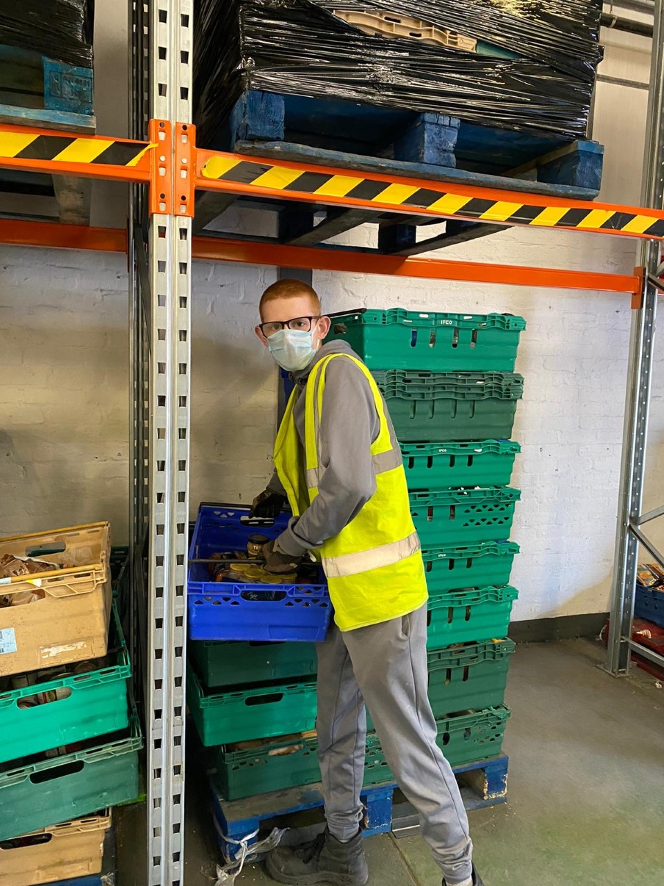 Charity: FareShare has donated 218 tonnes of food since the lockdown began.