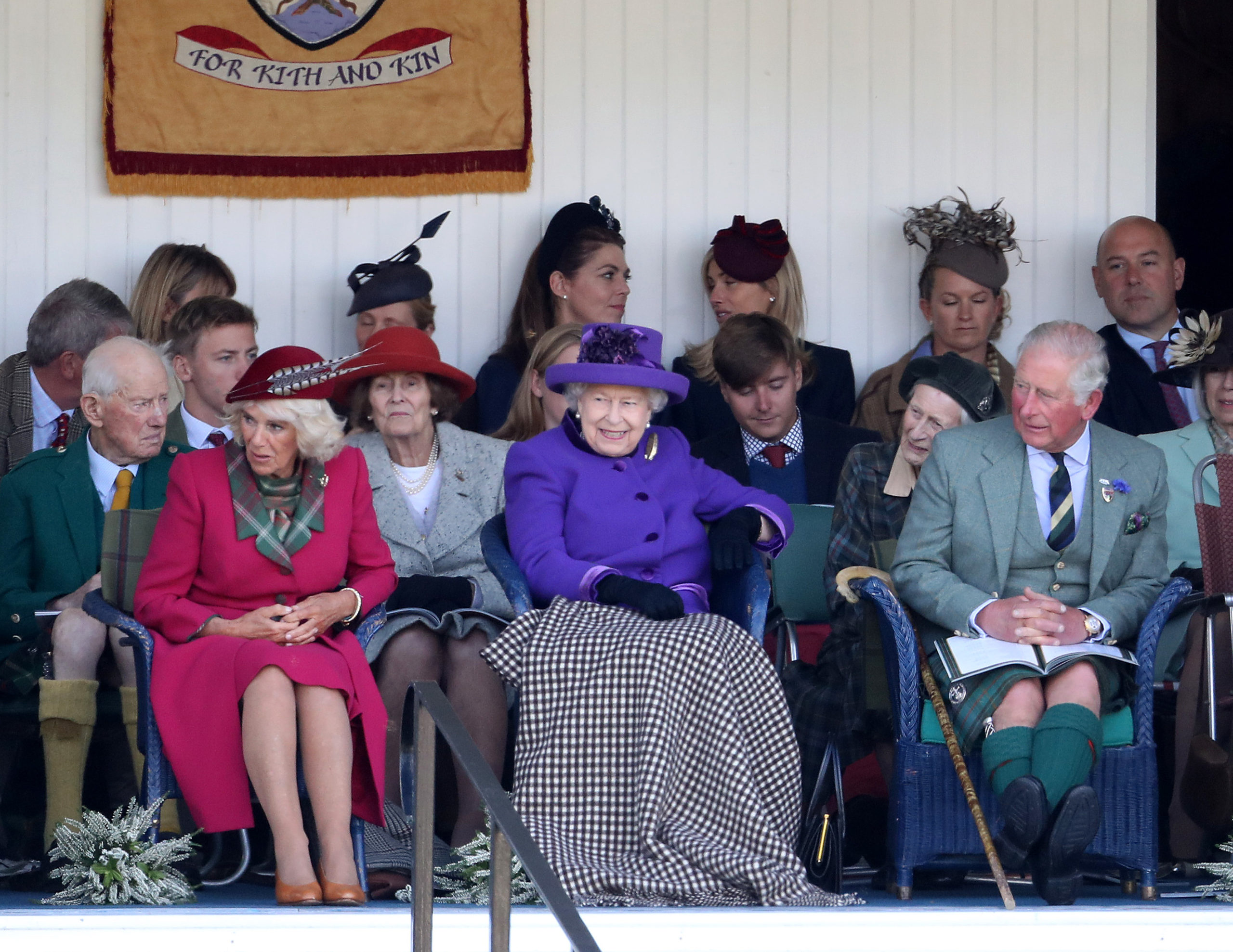 Royal outing: The Queen, Charles and Camilla at last year's event.